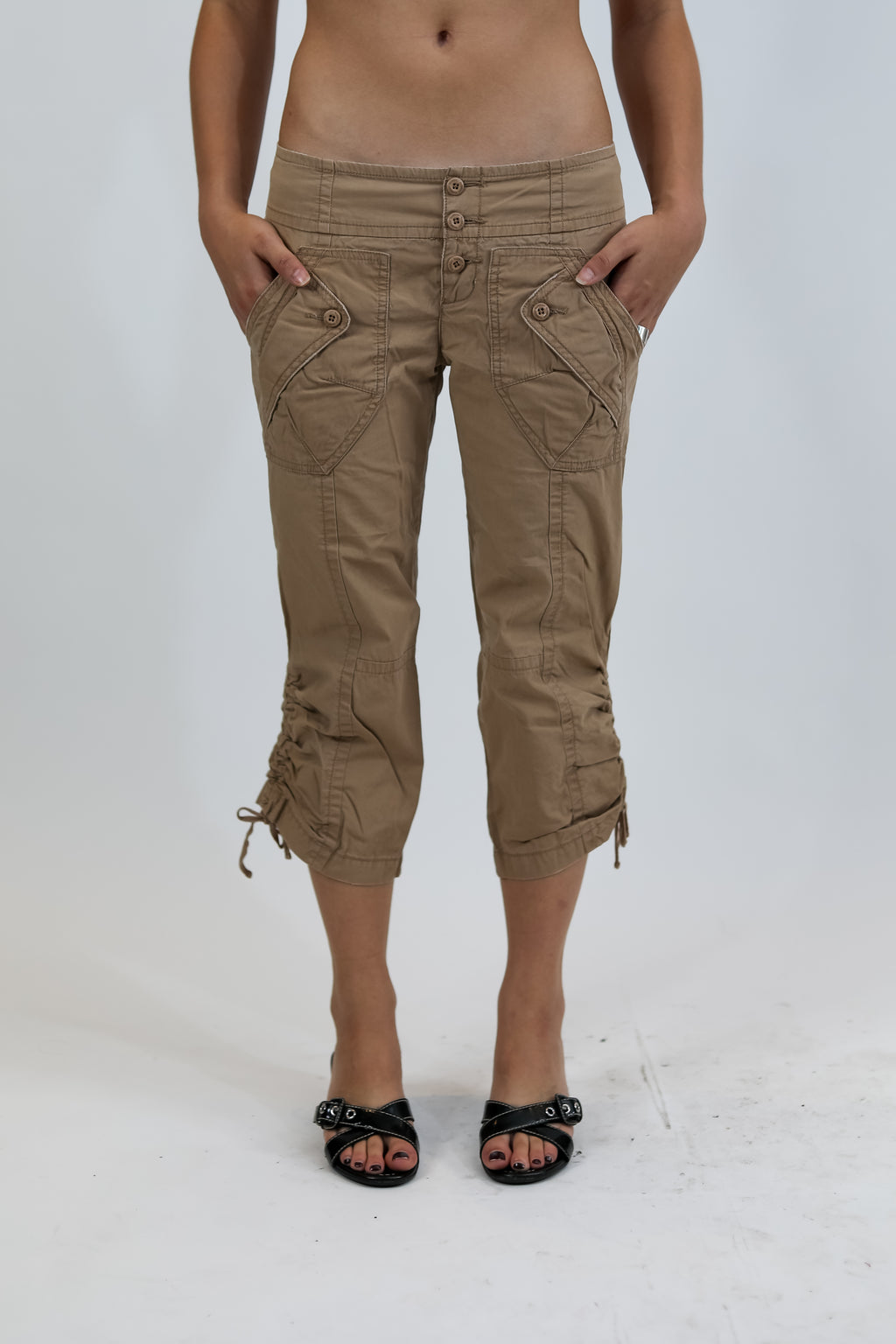 2000s Cargo Capri Pant