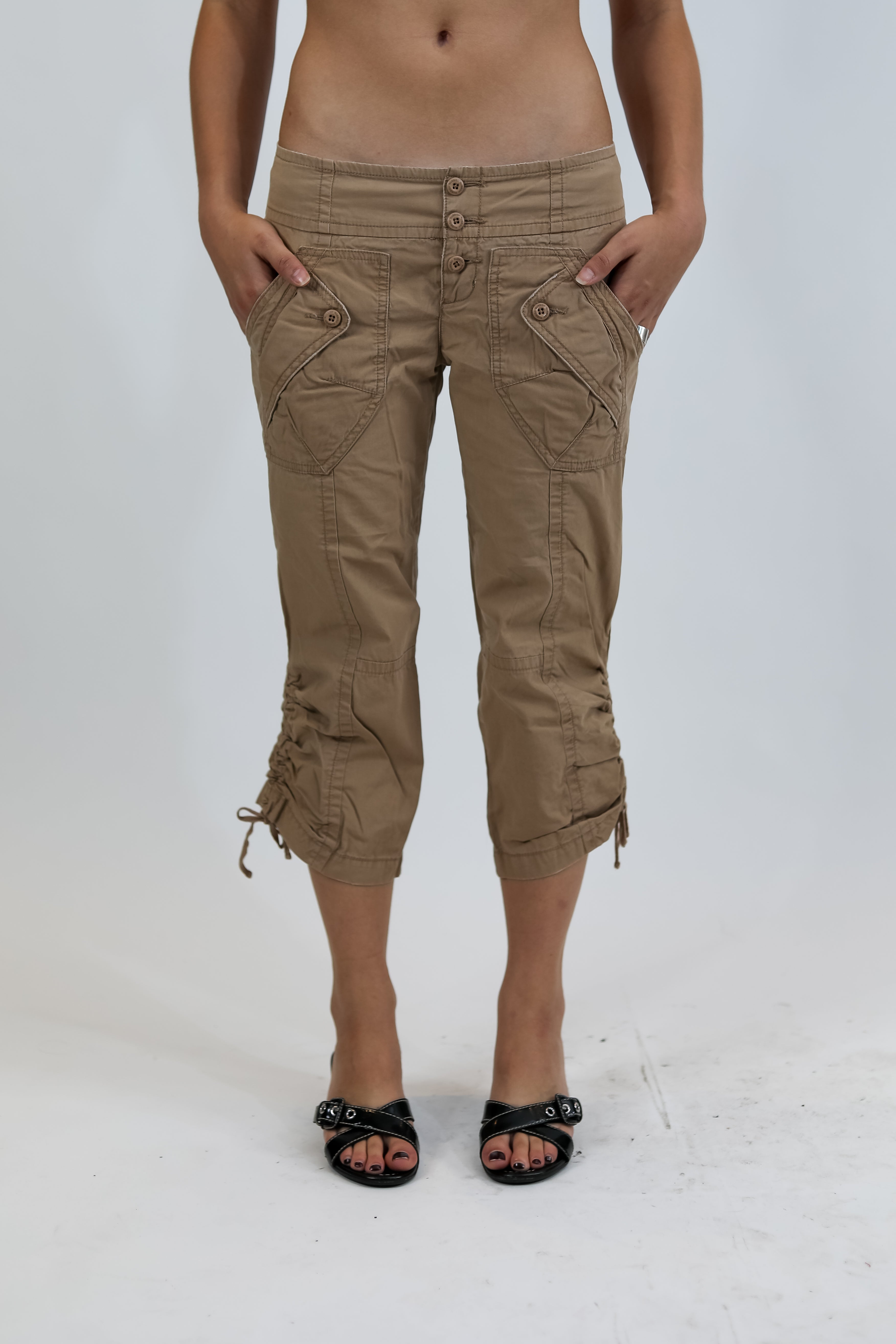 2000s Cargo Capri Pant