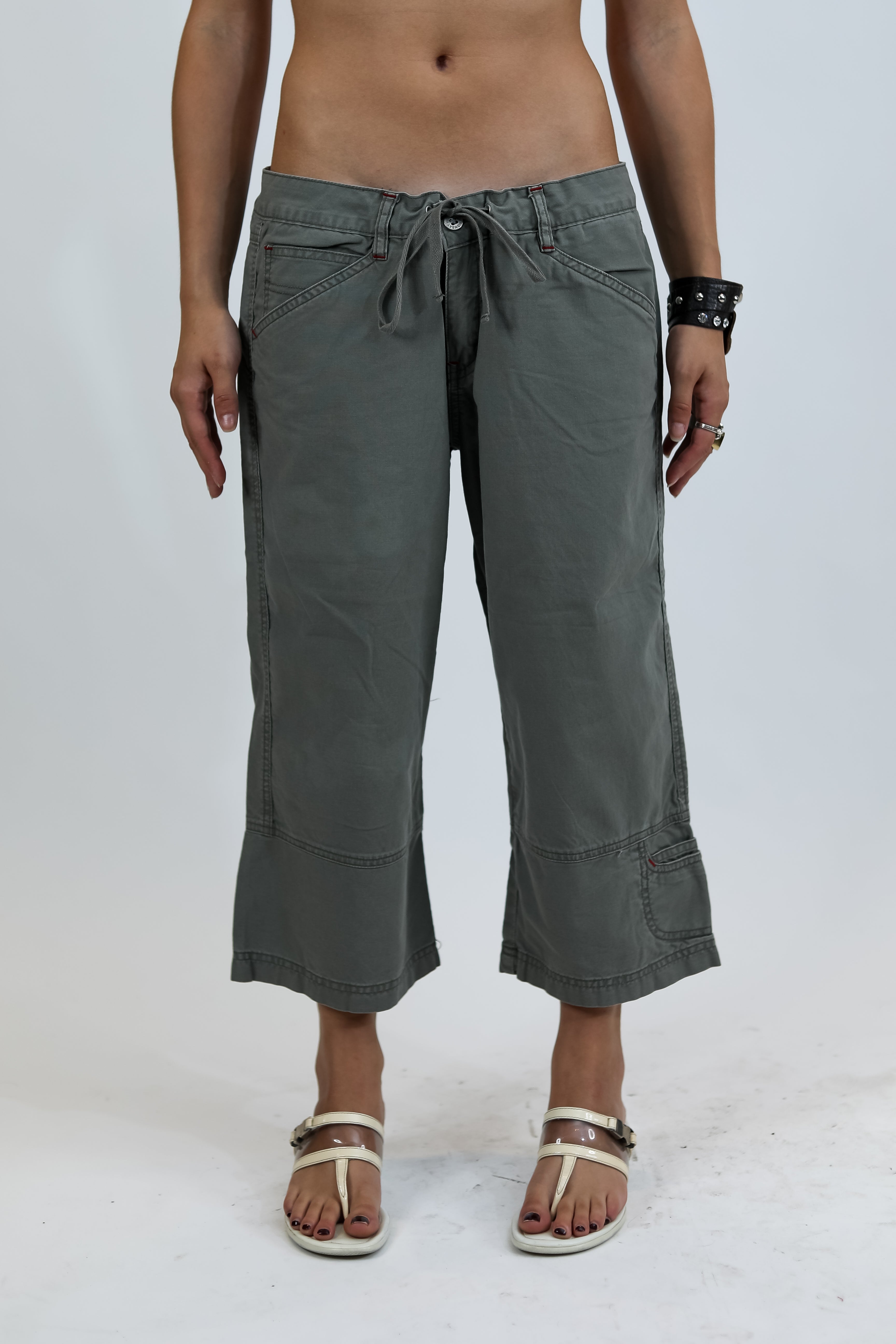 Unionbay Army Green Capri Pant