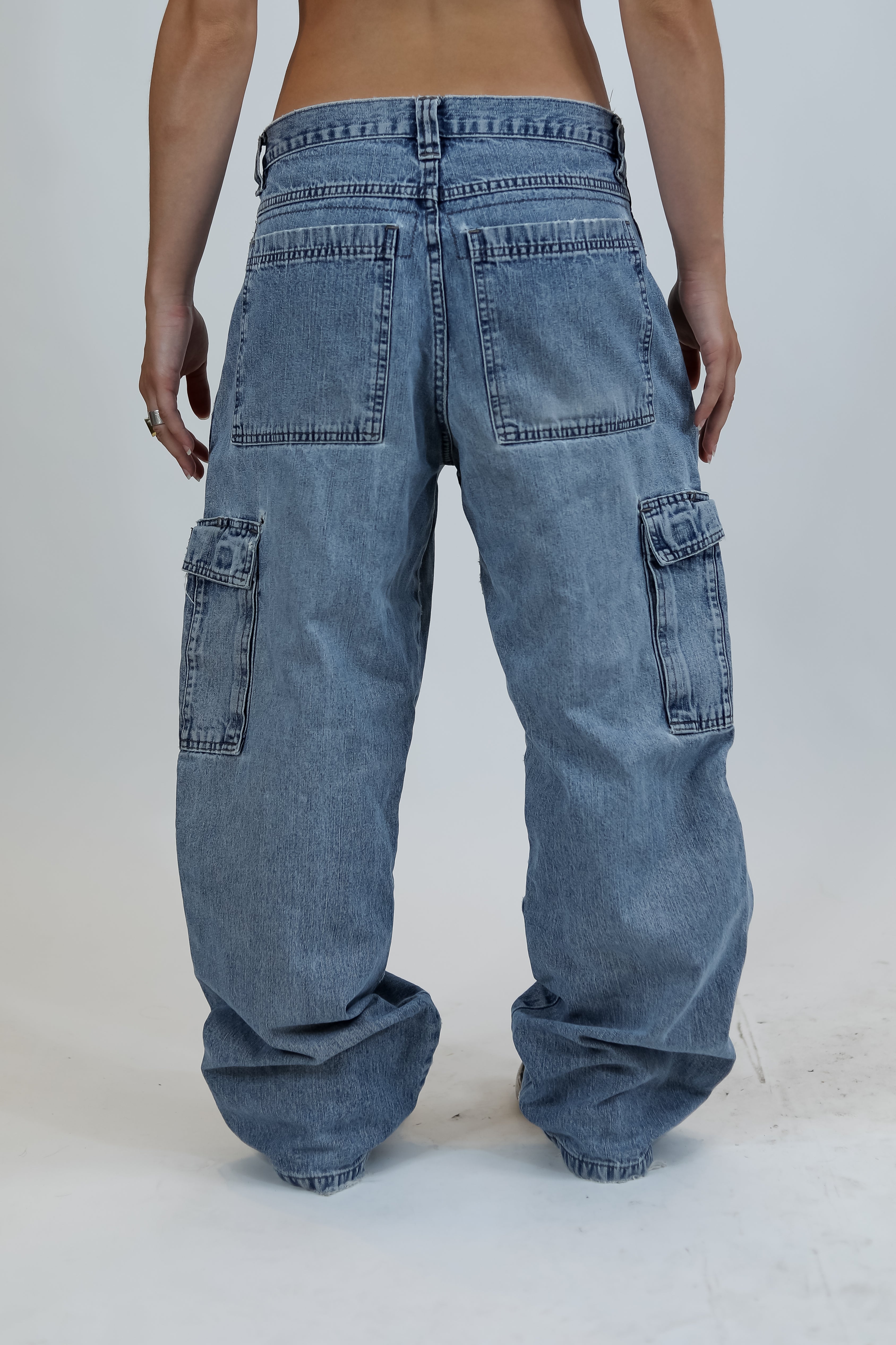 Wrangler Hero Baggy Blue Jeans