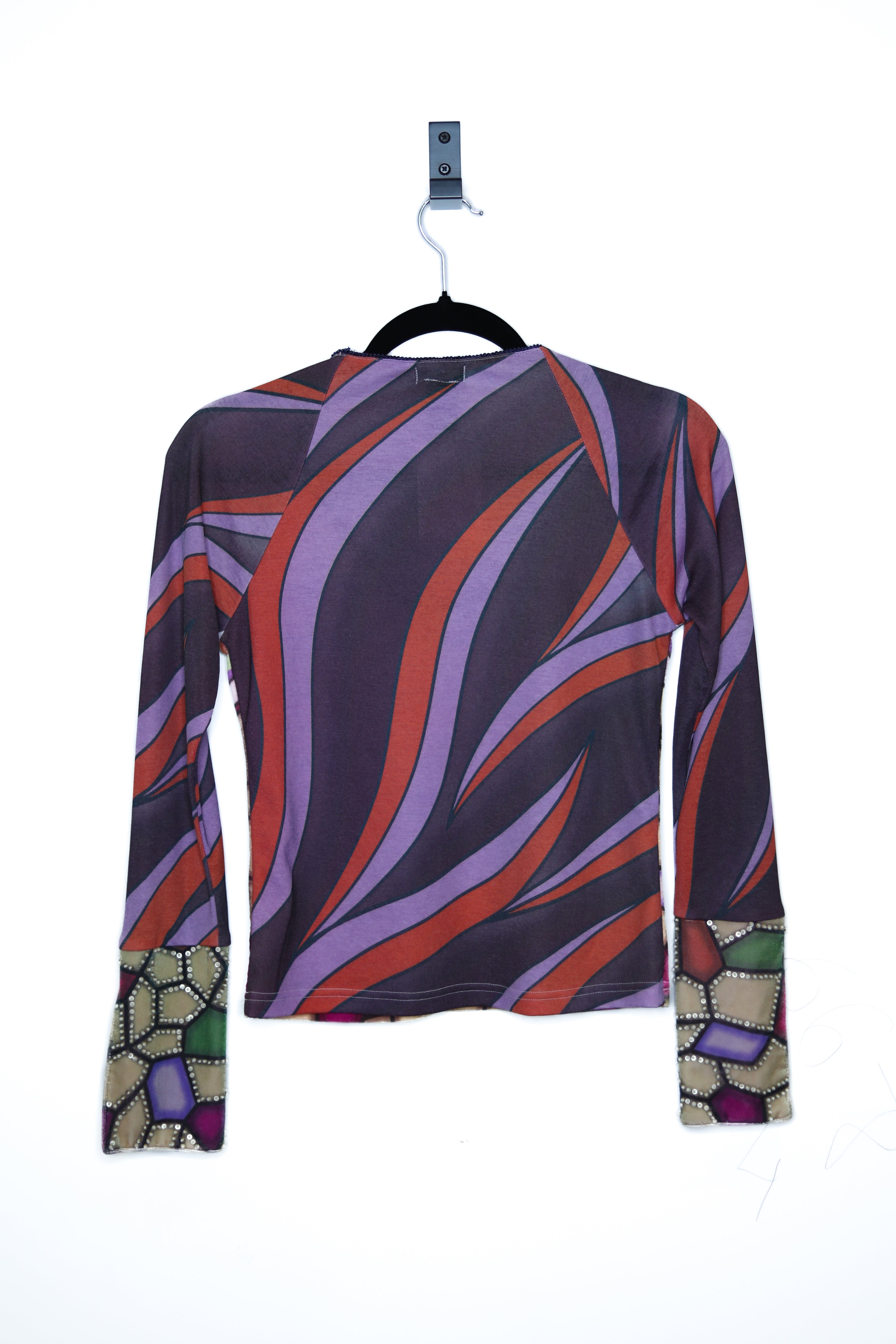 Y2K Beaded Butterfly Long Sleeve