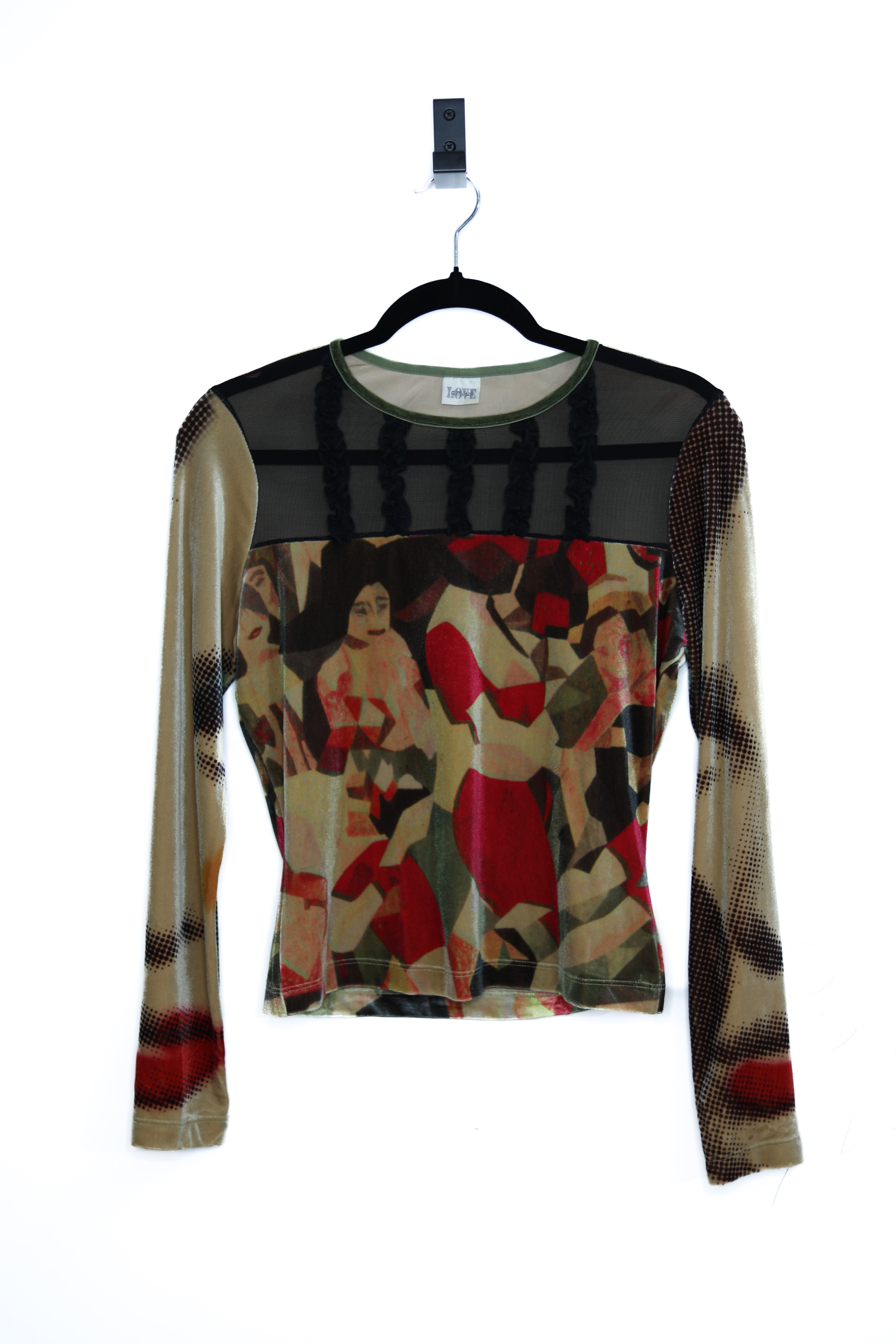 90s Futurism Art Style Long Sleeve