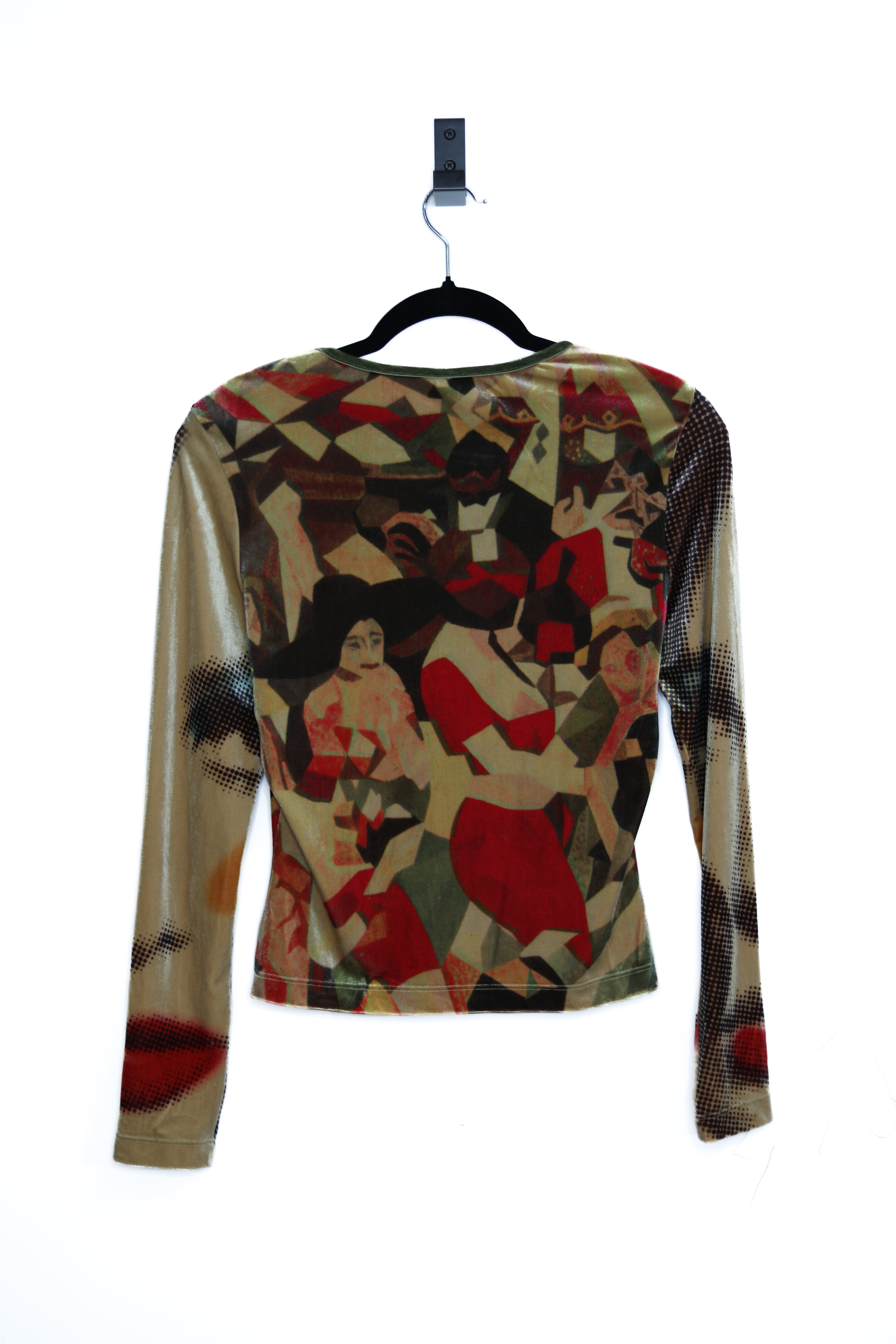 90s Futurism Art Style Long Sleeve