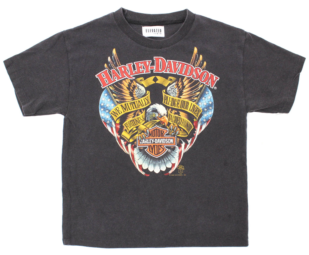 Harley Davidson Reworked '88 Hawaii Bikers Youth S/M *1 of 1*